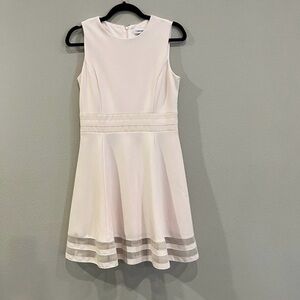 Calvin Klein pink dress.